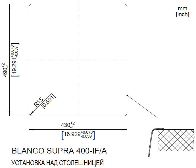 Мийка Blanco SUPRA 400-IF/A R12 526353