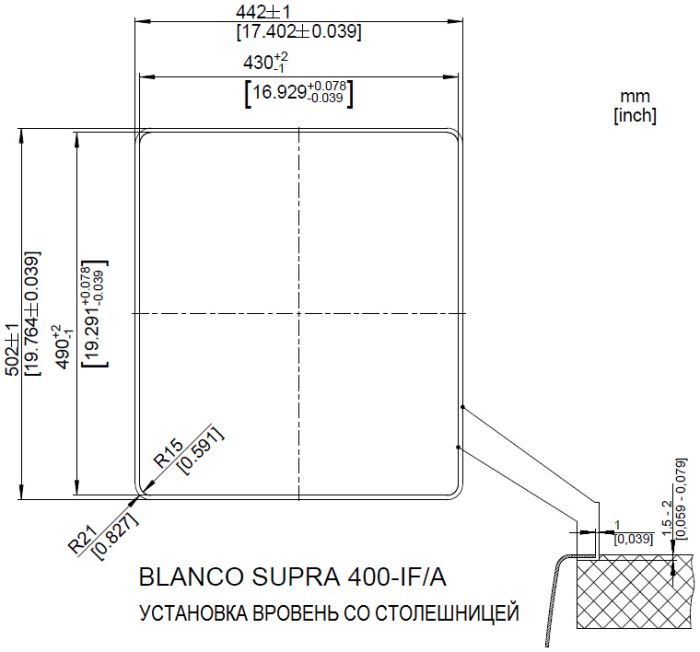 Мийка Blanco SUPRA 400-IF/A R12 526353