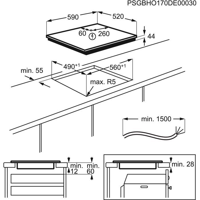 Варильна поверхня Electrolux CIV644