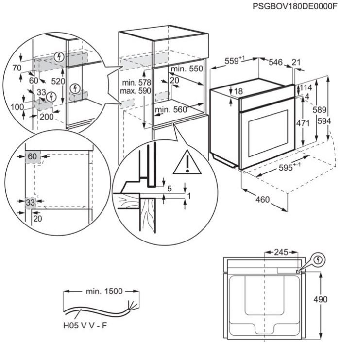 Духова шафа Electrolux OEE5H71Z