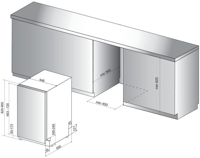 Посудомийна машина Whirlpool WSIC 3 M 17