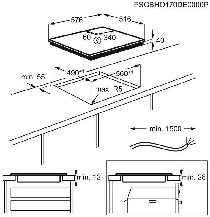 Варильна поверхня Electrolux EHF96547XK