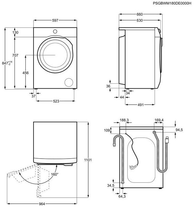 Пральна машина Electrolux EW6F348SAU