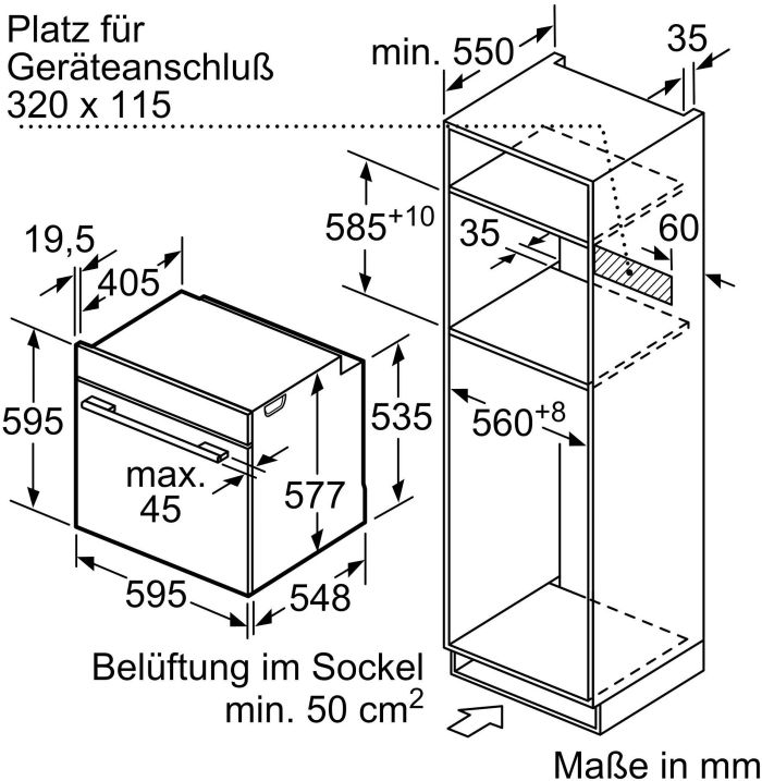 Духова шафа Bosch HMG6764B1