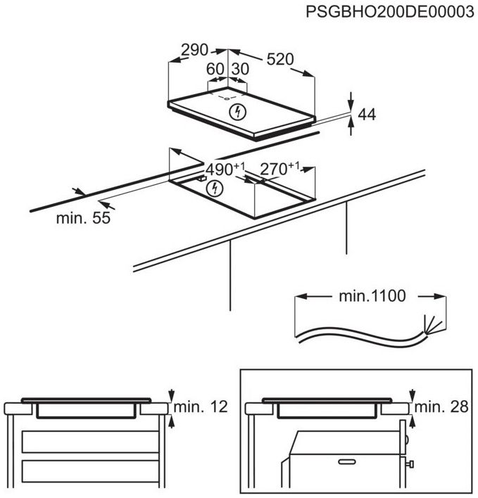 Варильна поверхня Electrolux IPE3241KC