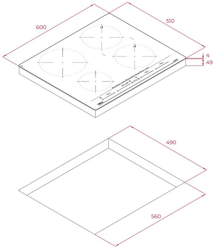 Варильна поверхня Teka IZC 64630 LB MST 112500024