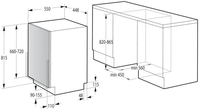 Посудомийна машина Gorenje GV520E15