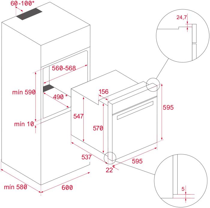 Духова шафа Teka HLB 8400 P WH 111000007