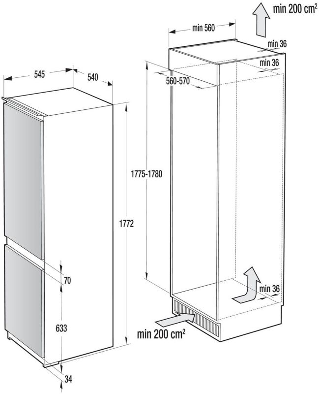 Холодильник Gorenje NRKI418FA0