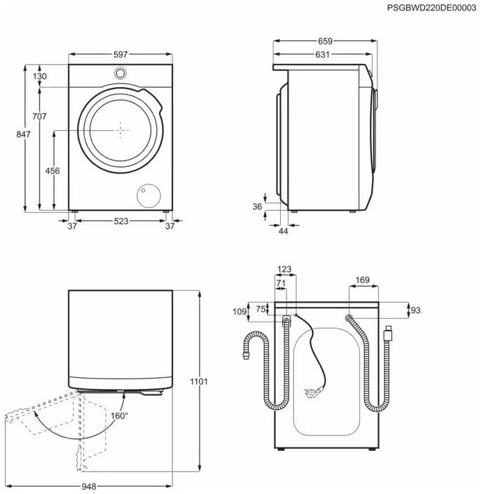Пральна машина Electrolux EW8F161PSUC