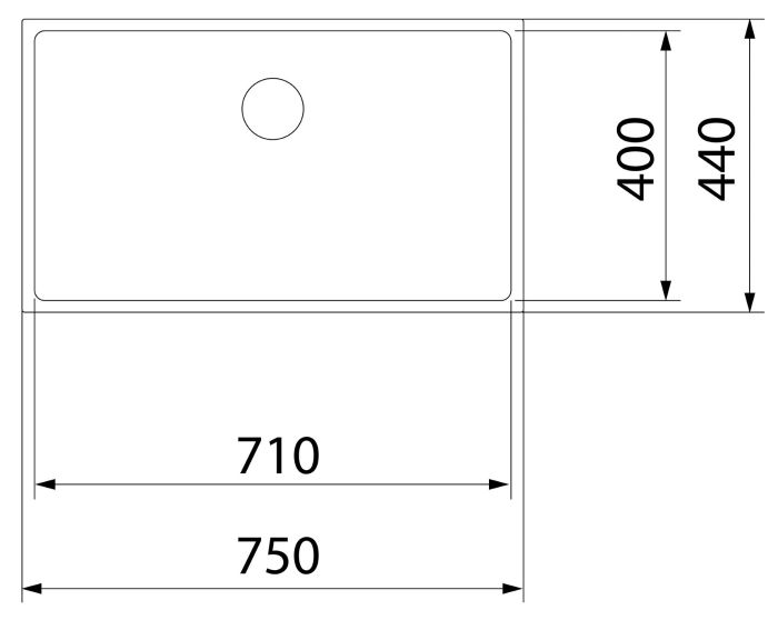 Мийка Teka BE LINEA 71.40 115000066