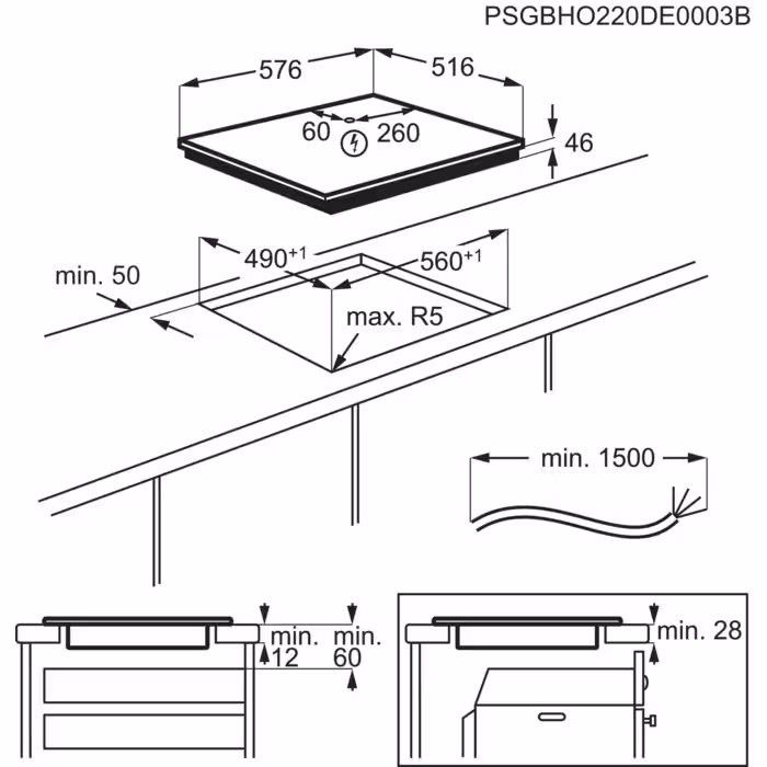 Варильна поверхня Electrolux EIT60443X