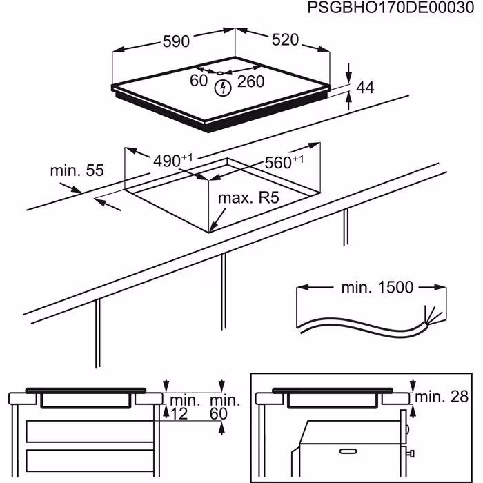 Варильна поверхня Electrolux CIR60430