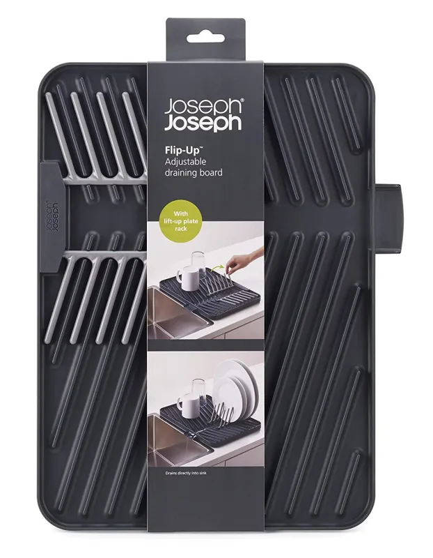Сушарка для посуду Joseph Joseph Flip-Up | 2.4x40x31.9 см | сірий (85139)