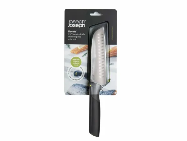 Ніж сантоку Joseph Joseph Elevate | довжина 12.7 см | чорний (10531)