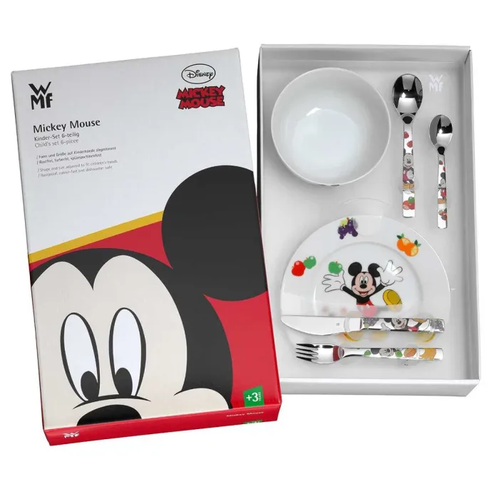 Набір посуду WMF Mickey Mouse | дитячий | 6 предметів (12 8295 9964)