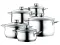 Набір каструль WMF Diadem Plus | сріблястий | 5 предметів (07 3008 6040)