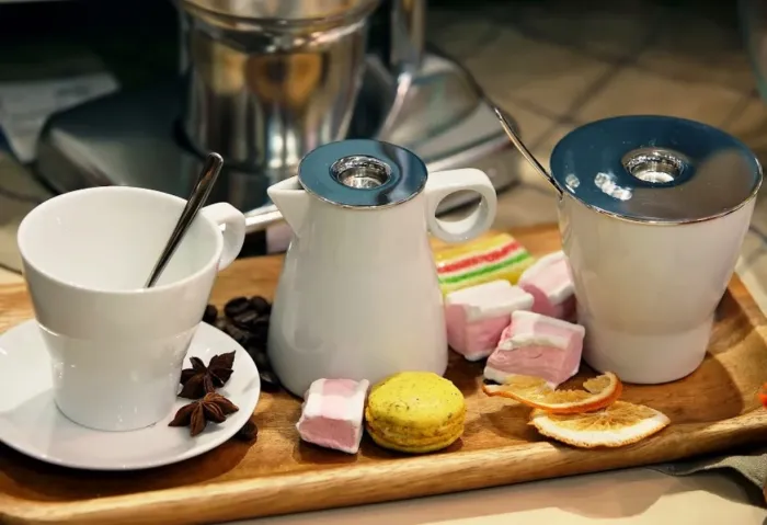 Цукорниця WMF Barista | біла з ложкою (06 3355 6040)