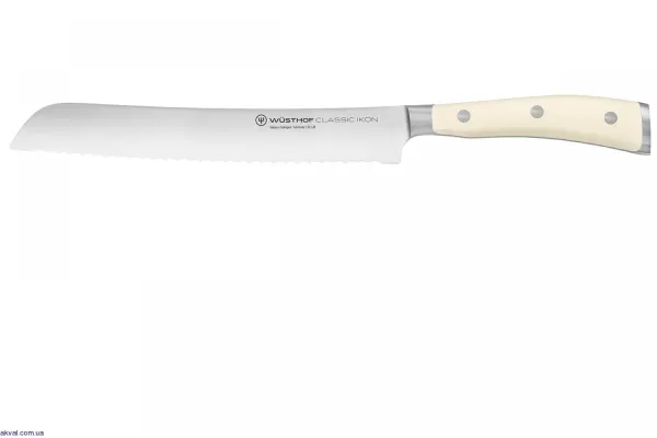 Ніж для хліба Wuesthof Classic Ikon Creme 20см (1040431020)